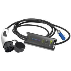 Carregador Portátil para carro eléctrico Tipo 2 7.4KW Ficha Industrial Monofásico