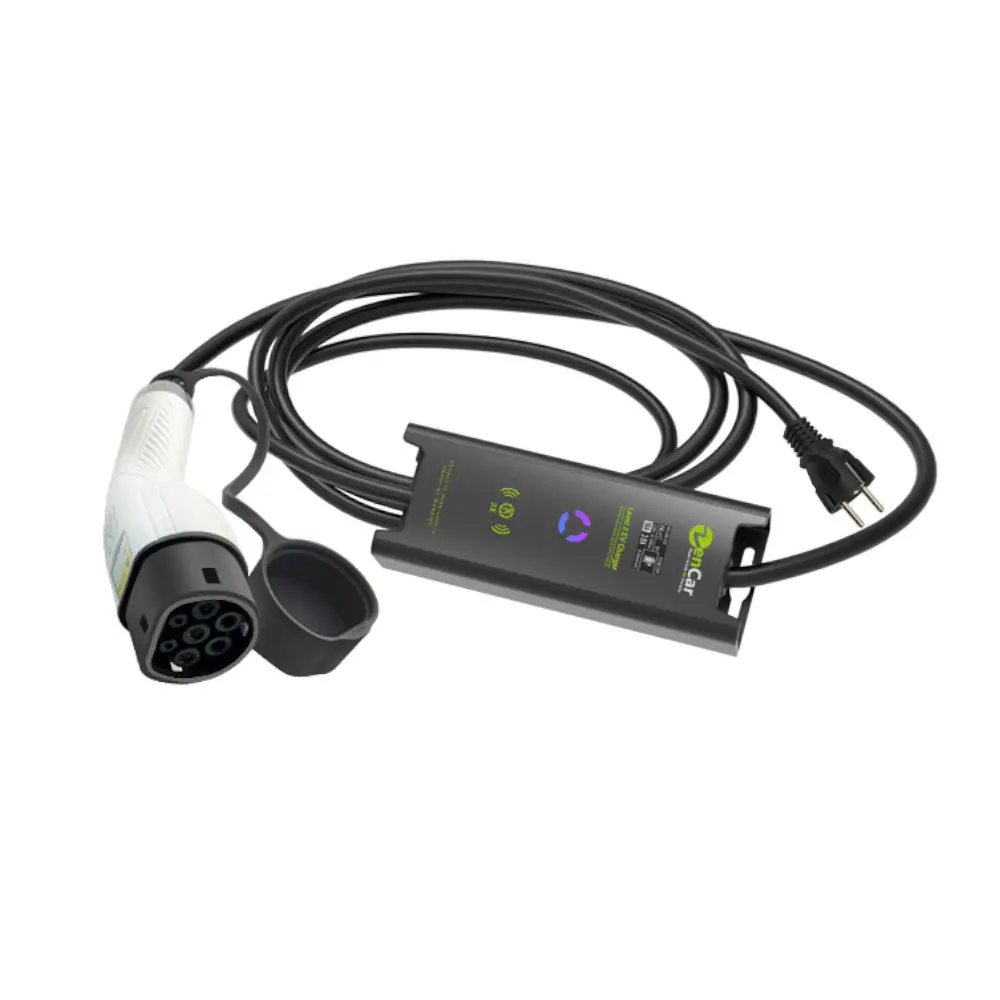 Carregador Portátil para carro eléctrico Tipo 2 3.74KW Ficha Schuko