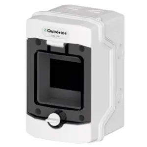 Quadro Mondego saliente 4 MOD 1X4 EXT IP65 IK07 com fechadura QUITÉRIOS