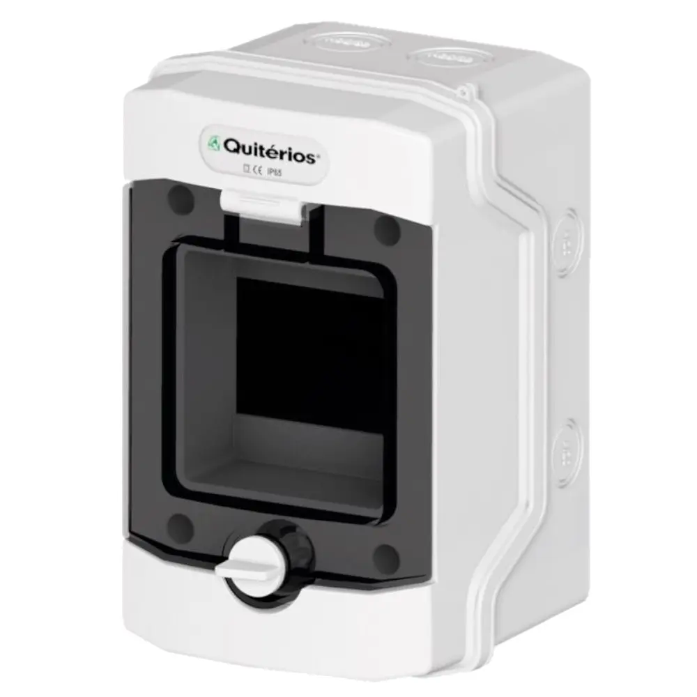 Quadro Mondego saliente 4 MOD 1X4 EXT IP65 IK07 com fechadura QUITÉRIOS