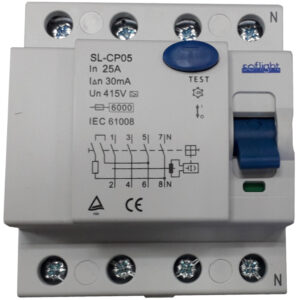 Diferencial SL-CP05425-30-AC 3P+N 25A 30mA Tipo A SOFLIGHT