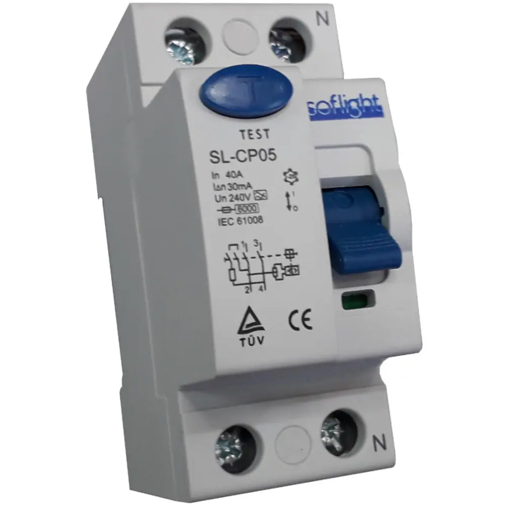 Diferencial SL-CP05240-30-A 1P+N 30mA Tipo A 40A Soflight