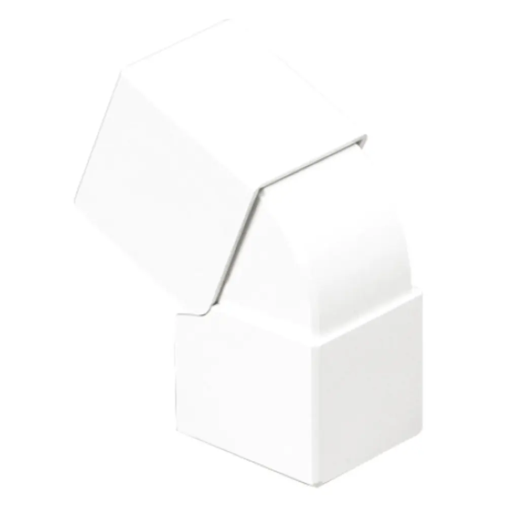 Ângulo exterior variável para calha 25x30mm branco - Efapel 13016ABR