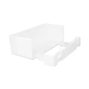 Topo para calha 110x50mm branco - Efapel 10095RBR