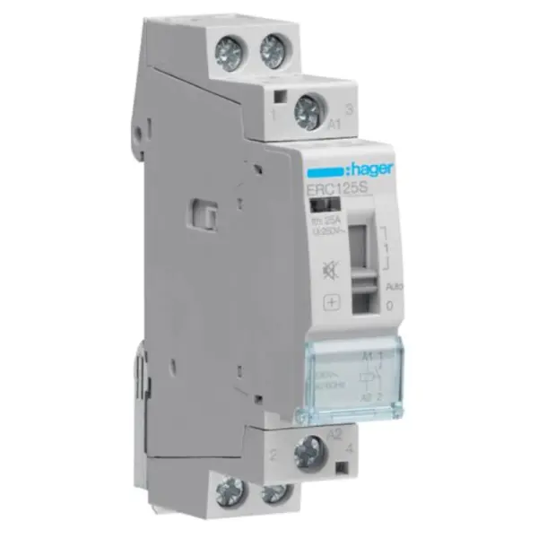 Contactor ERC125S 1P 25A 1NA HAGER