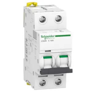 Disjuntor IC60N 2P 32A C 6/10kA 2M SCHNEIDER