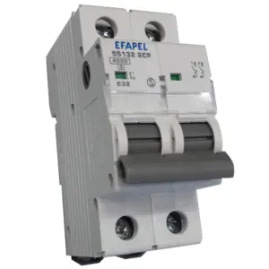 Disjuntor Efapel 55132 2CP – 2P, curva C, 32 A, 4,5 kA
