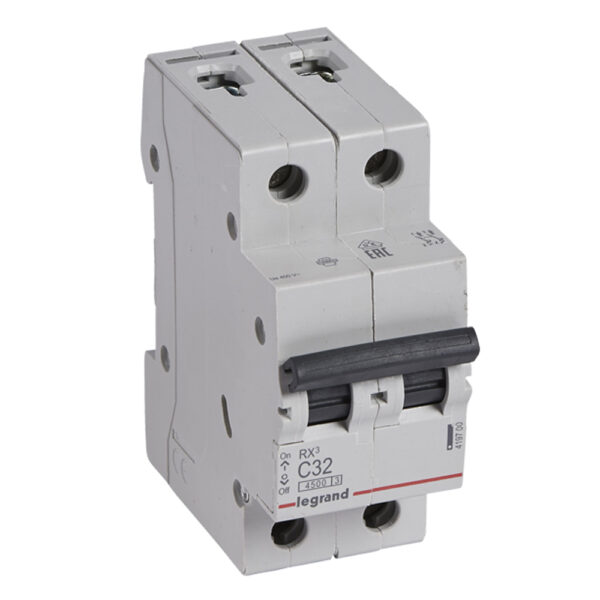 Disjuntor 2P 32A C 4.5kA LEGRAND