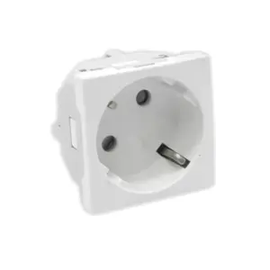 Tomada Schuko 2 Mod Branca  45131SBR EFAPEL