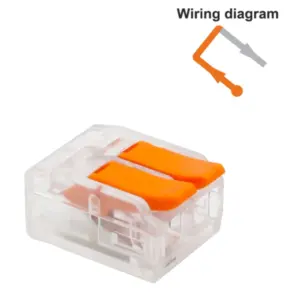 Ligador 2 ligações rápidas de patilha 6mm2 [Pack 10 unidades]