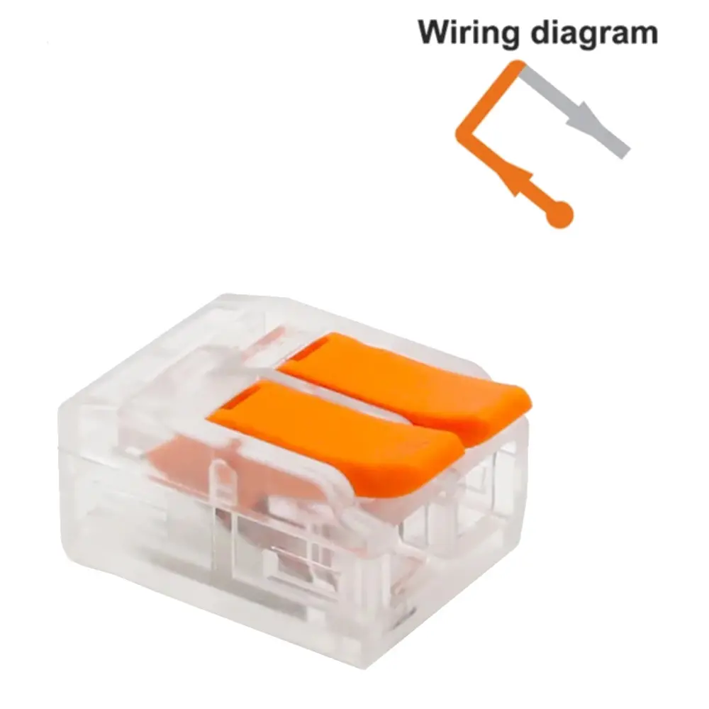 Ligador 2 ligações rápidas de patilha 6mm2