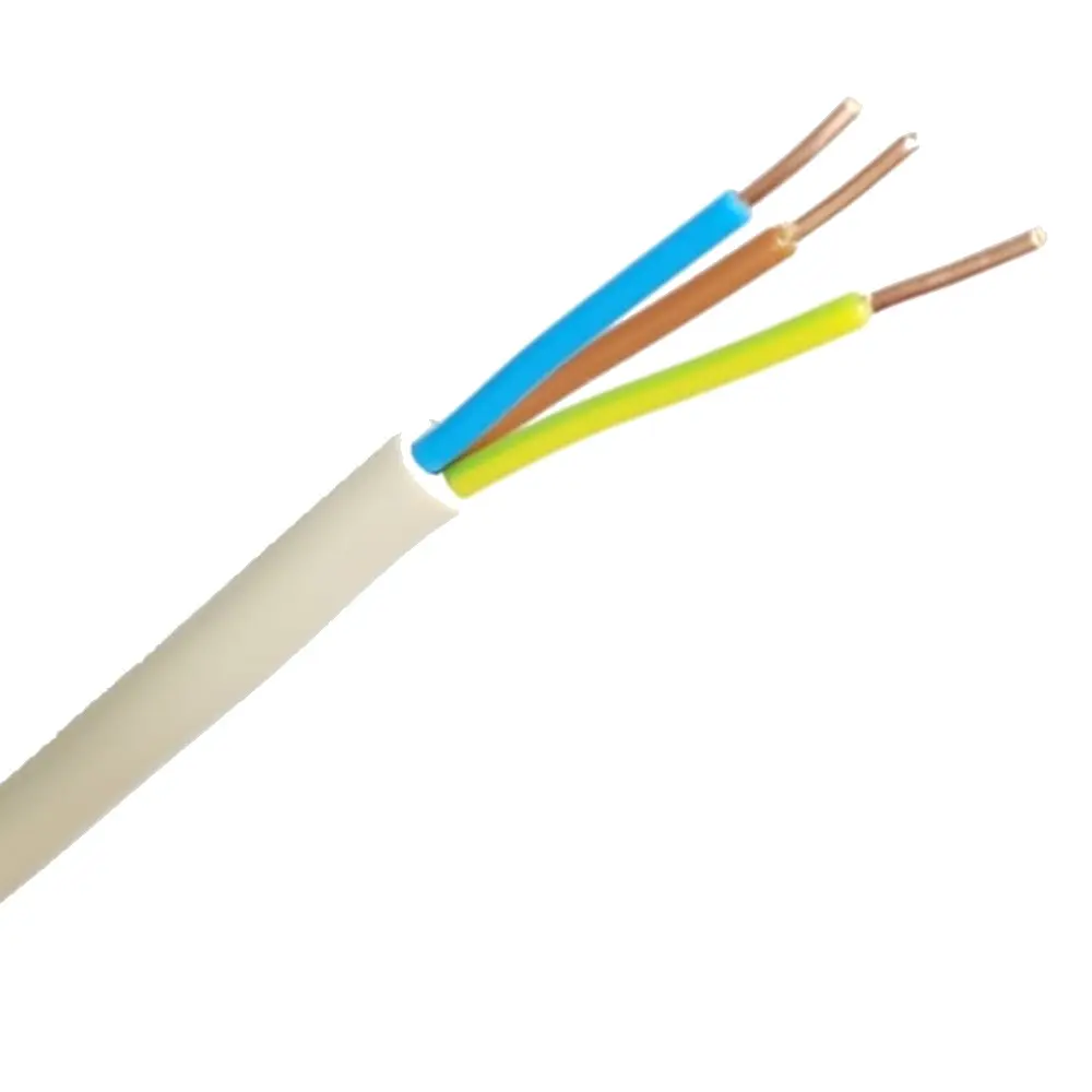 Cabo XV 3G1,5 mm² – bainha branca, venda ao metro