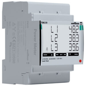 Medidor de consumo CARLO GAVAZZI EM330 + 3 pinças 600A