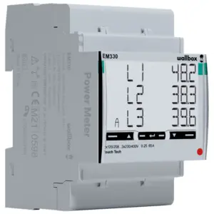 Medidor de consumo CARLO GAVAZZI EM330 + 3 pinças 250A