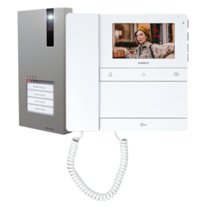 Kit QUADRA e PEOPLE com auscultador SB2 COMELIT