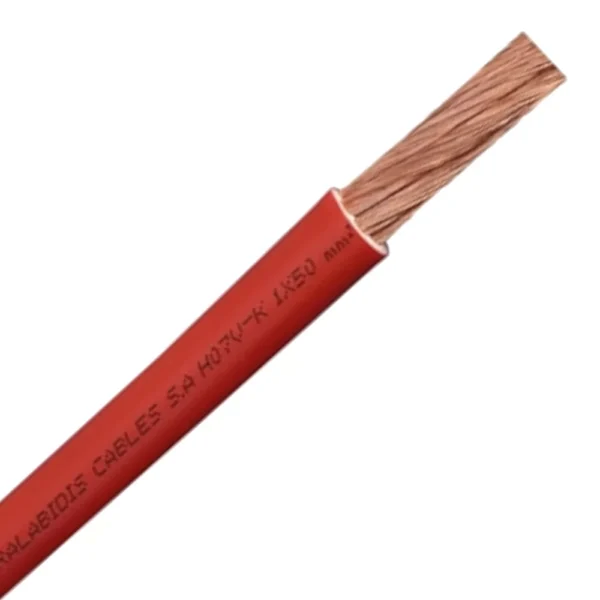 Cabo elétrico H07V-K 1G1.5 1M VERMELHO