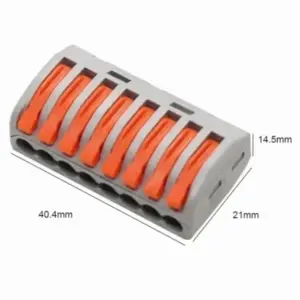 Ligador 8 ligações rápidas de patilha 2.5 mm2 [Pack 10 unidades]