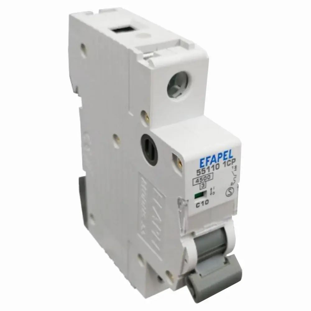 Disjuntor Efapel 55110 1CP – 1P, curva C, 10 A, 4,5 kA