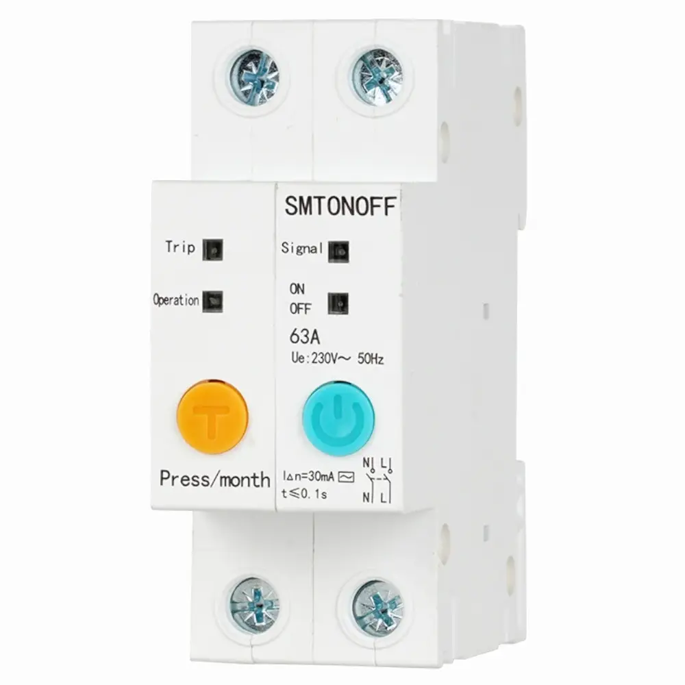 Diferencial inteligente 1P+N 30mA Tipo AC 63A SMTONOFF