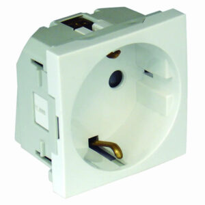 Tomada Schuko 2 Mod Branca 45126 SBR EFAPEL