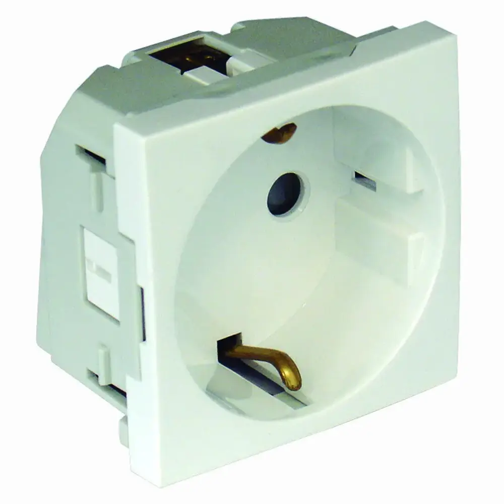 Tomada Schuko 2 Mod Branca 45126 SBR EFAPEL