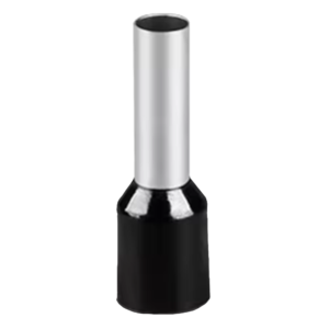 Terminal tubular isolado (ferrule) tipo E 4mm2 E4009 cinzento / vermelho [Pack 100 unidades]