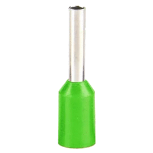 Terminal tubular isolado (ferrule) tipo E 6mm2 E6012 [Pack 100 unidades]