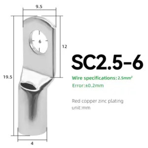 Terminal olhal SC2.5-6 [Pack 10 unidades]