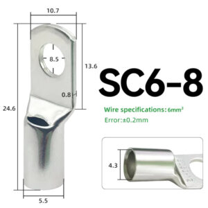 Terminal olhal SC6-8 [Pack 10 unidades]