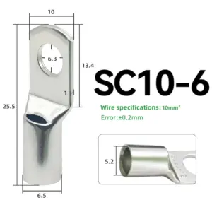 Terminal olhal SC10-6 [Pack 10 unidades]