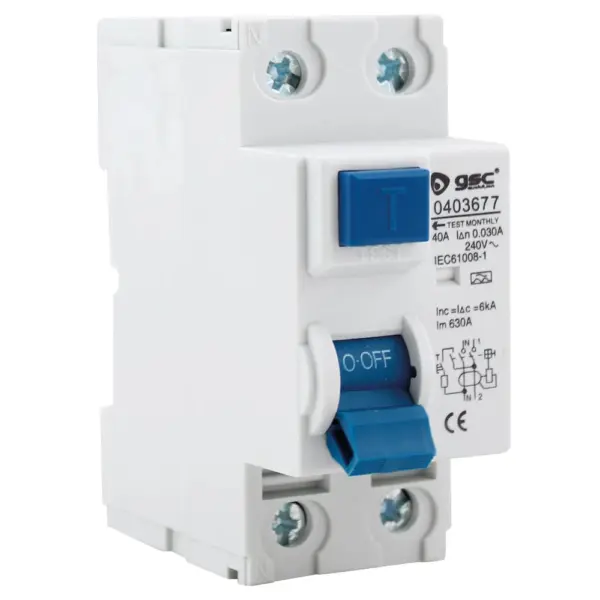 Diferencial 1P+N 40A 30mA Tipo AC 000403674 GSC
