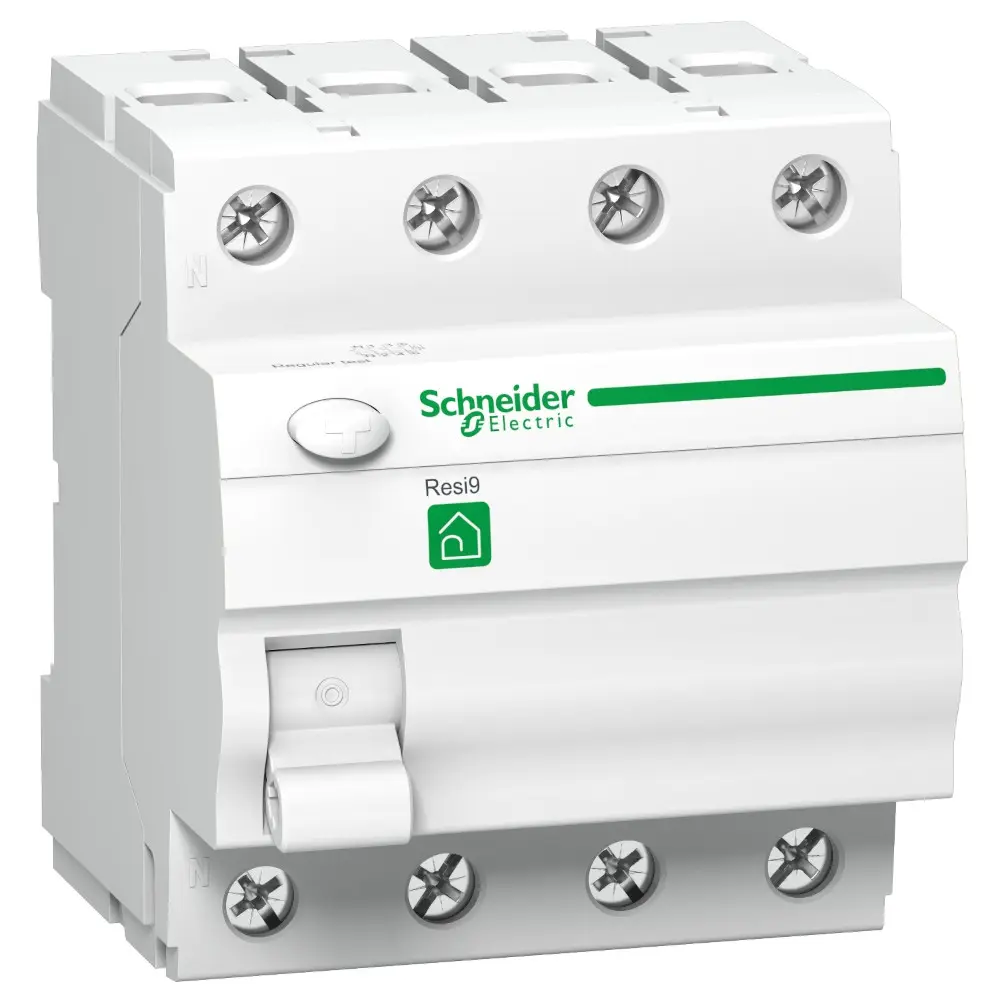 Interruptor diferencial Schneider Electric EZ9R36463 – 3P+N, 63 A, 30 mA, tipo AC