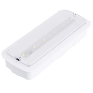 Armadura de Emergência LED de Embutir 246x84mm Branco Frio