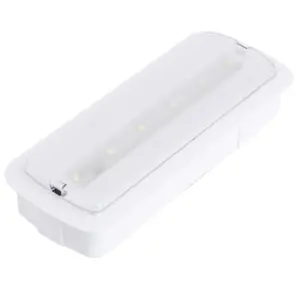 Armadura de Emergência LED de Embutir 246x84mm Branco Frio