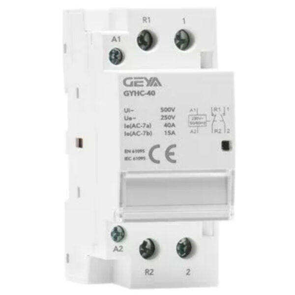 Contactor GYHC 2P 40A 1NO1NC 230V GEYA