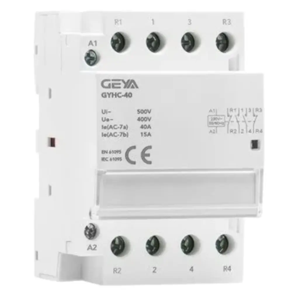 Contactor GYHC 4P 40A 2NO2NC 230V Geya