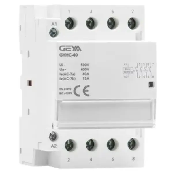 Contactor GYHC 4P 40A 4NO 230V GEYA