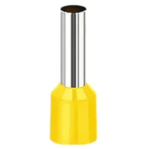 Terminal tubular isolado (ferrule) tipo E 4mm2 E4009 [Pack 100 unidades]