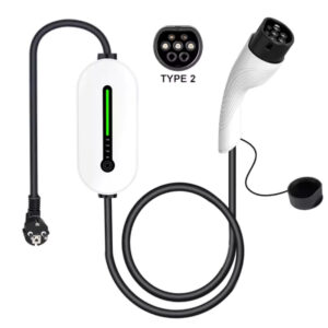 Carregador Portátil para carro eléctrico Tipo 2 3.6KW Ficha Schuko