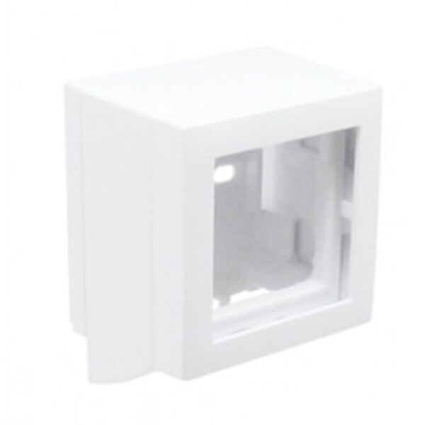 Adaptador lateral Série Q45 para calha 40x12.5mm branco - Efapel 10965ABR