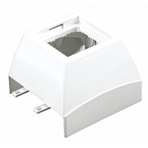 Adaptador frontal Série Q45 para calha 75x20mm branco - Efapel 10989ABR