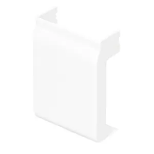 Adaptador lateral Série 3700 para calha 75x20mm branco - Efapel 10147ABR