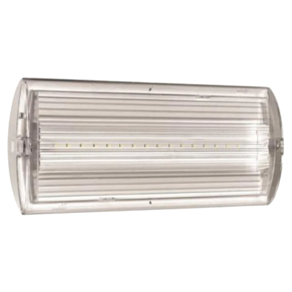 Armadura de emergência LED Eaton Ledus16 – 345x133x63 mm, 108 lm, autonomia 2 h, permanente/não permanente, IP40