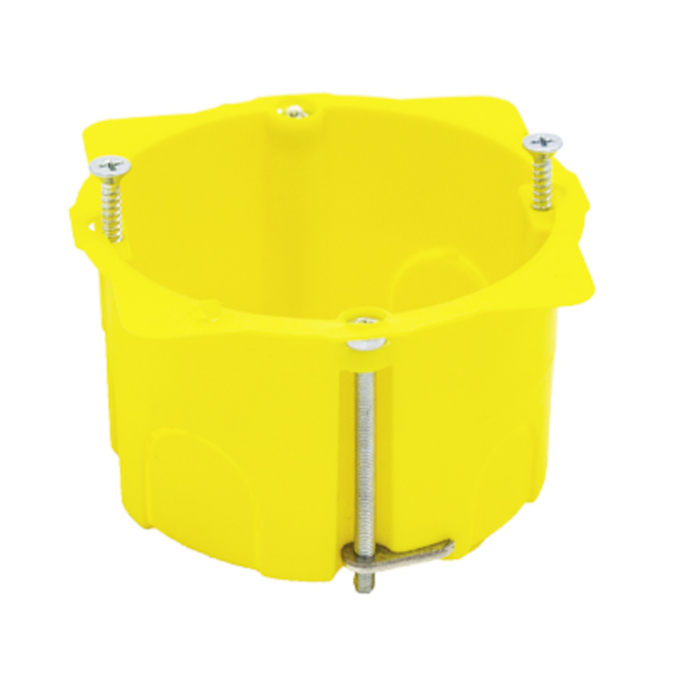 Caixa de aparelhagem p/ gesso cartonado Ø65x40mm JSL 407