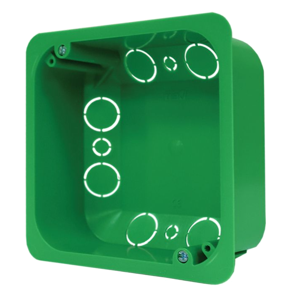 Caixa de aparelhagem agrupável p/ paredes ocas 107x107x45mm TEV 56103P