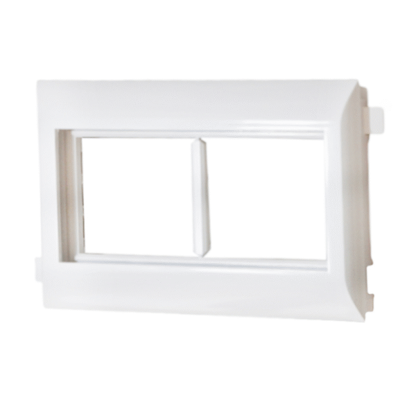 Adaptador duplo Q45 para calhas tampa L75 - Efapel 10952ABR