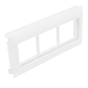 Adaptador triplo Q45 para calhas tampa L75 - Efapel 10954ABR