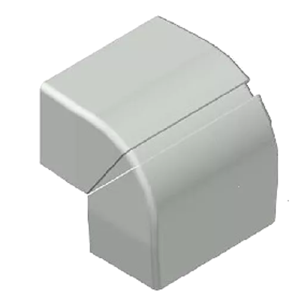 Ângulo exterior variável para calha 90x50mm branco - Efapel 10186RBR