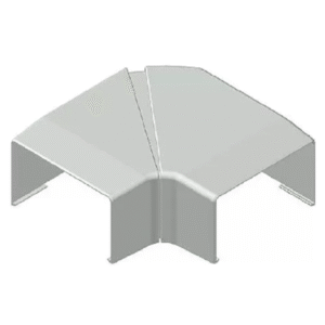 Ângulo plano variável para calha 180x50mm branco - Efapel 10293RBR