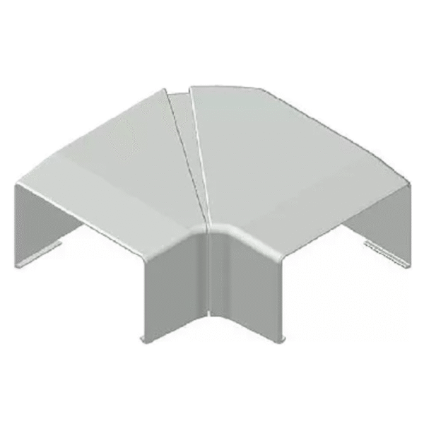 Ângulo plano variável para calha 110x50mm branco - Efapel 10093RBR